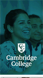 Mobile Screenshot of cambridgecollege.edu